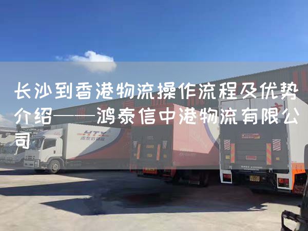 长沙到香港物流操作流程及优势介绍——鸿泰信中港物流有限公司